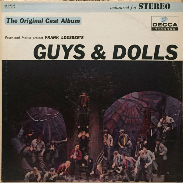 “Guys & Dolls” Original Broadway Cast, Feuer & Martin Present Frank Loesser – Guys & Dolls: A Musical Fable Of Broadway (LP, Album, RE, Pin) (Near Mint (NM or M-))